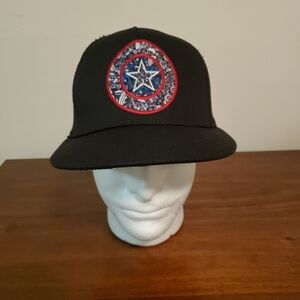 Marvel Comics Avengers Captain America Mesh Trucker Hat Cap Snapback OSFM